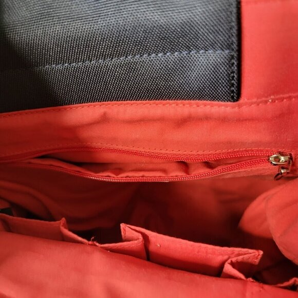 Preston & York Cloth Shoulder Bag - Blue & Red - Picture 10 of 15